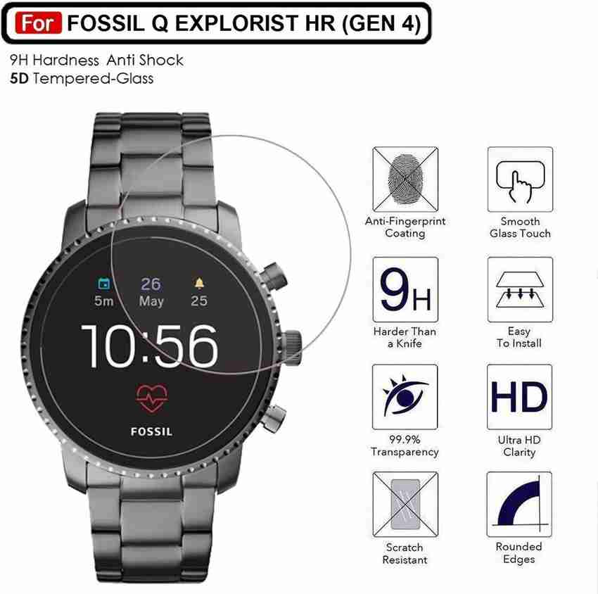 ACUTAS Tempered Glass Guard for Fossil Q Explorist HR Gen 4