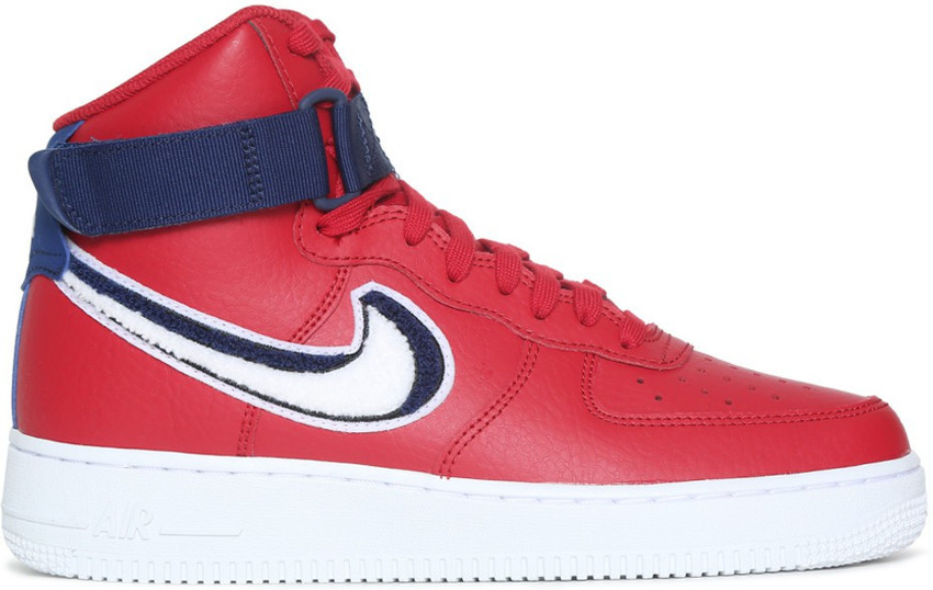 nike air force 1 lv8 high all red