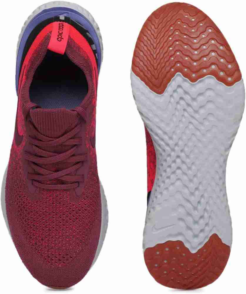 Nike epic react outlet flyknit maroon