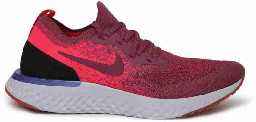 Nike epic react flyknit 2025 maroon