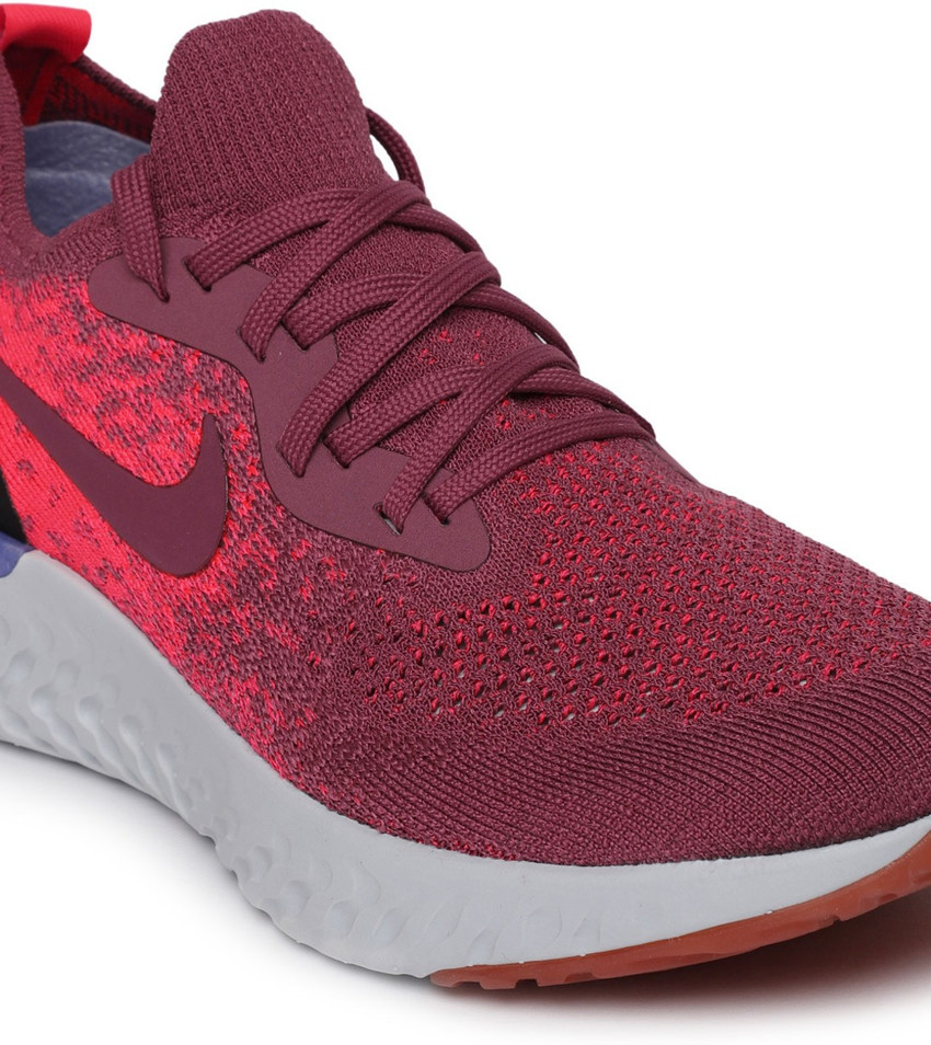 nike epic react flyknit deep burgundy