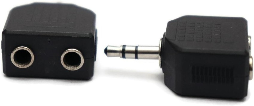  6.35mm Male to 3.5mm Female Headphone Stereo Audio Connector (2  Pack) : Electronics