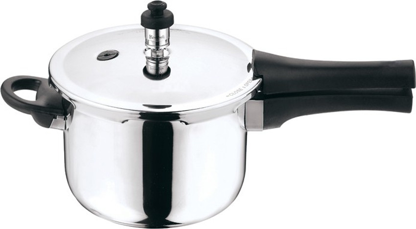 3D METRO SUPER STORE 3 Liter Tri Ply Cooker 3 Layer SS Aluminium SS with Glass Lid 3 L Outer Lid Induction Bottom Pressure Cooker Price in India