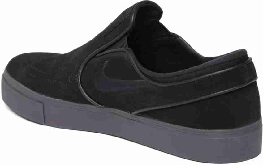 Nike janoski slip store on leather