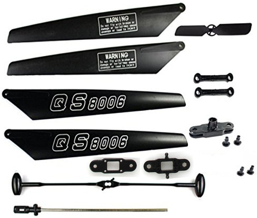 Coolplay Qs8006 Quick Wear Parts Blades Rotor Shaft Flybar Tail