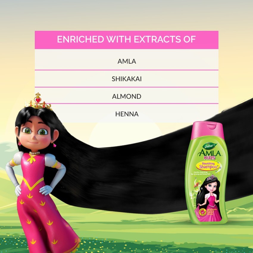 Dabur Amla Kids Nourishing Shampoo For Long, Strong & Soft Hair 200ml