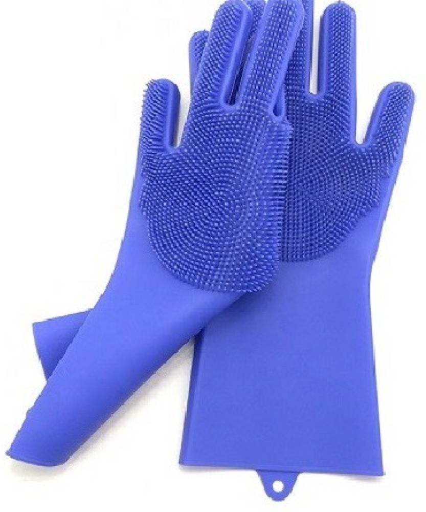 TrendZone TZ60 Silicon Kitchen Glove -Blue Pack of 1 Wet and Dry Glove  Price in India - Buy TrendZone TZ60 Silicon Kitchen Glove -Blue Pack of 1  Wet and Dry Glove online