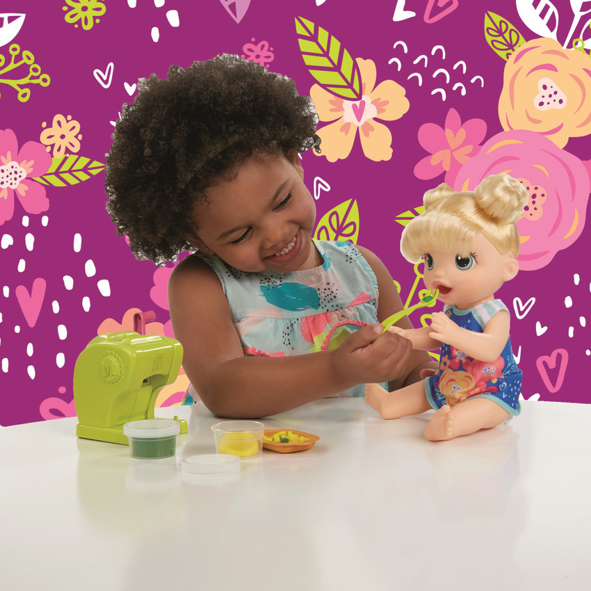 Silicone baby that eats and poops sale