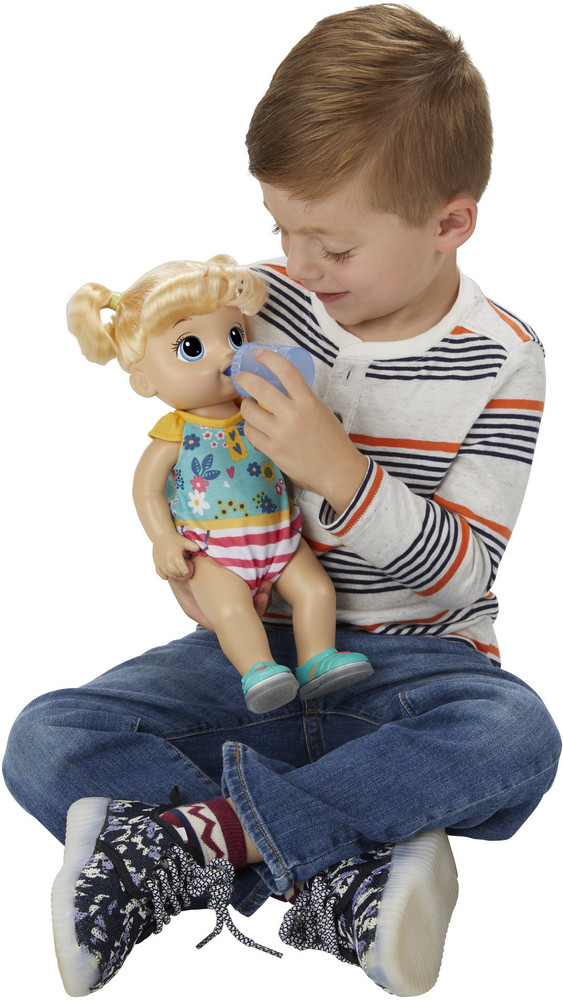 Baby alive with blonde hair top
