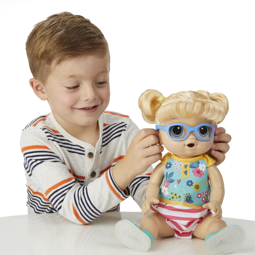 Baby alive shop doll blonde hair