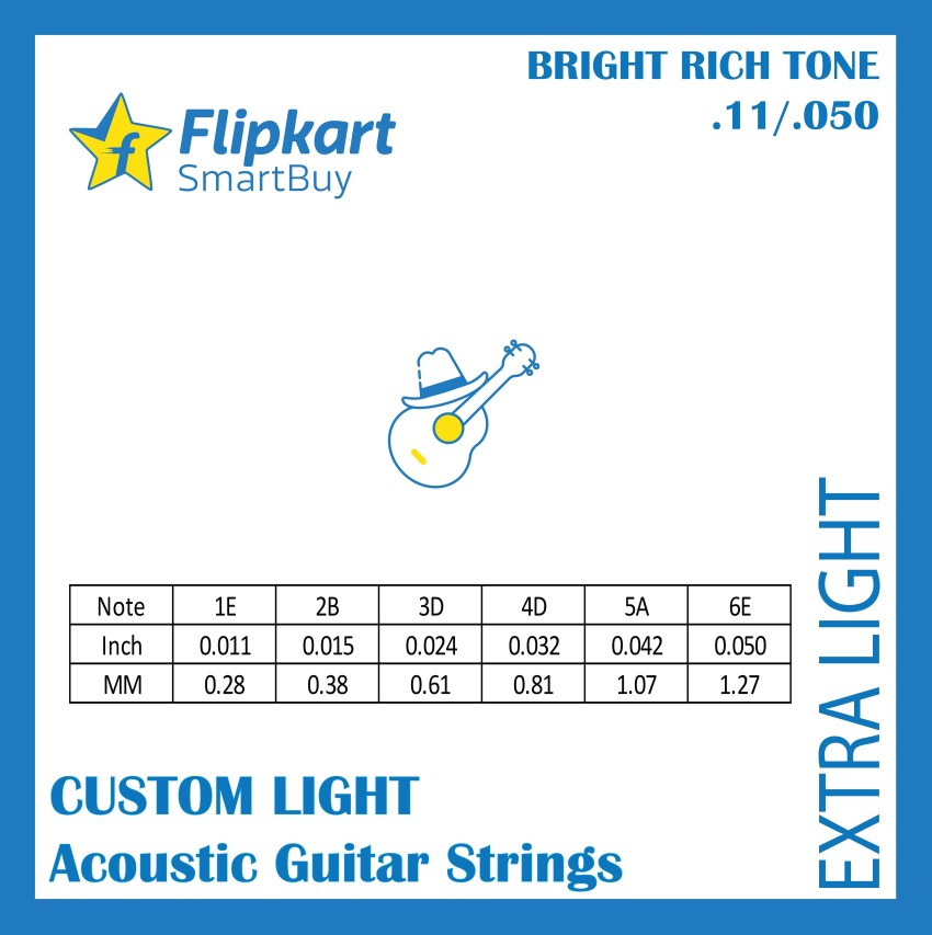 Flipkart SmartBuy Acoustic AG 011 Guitar String Price in India