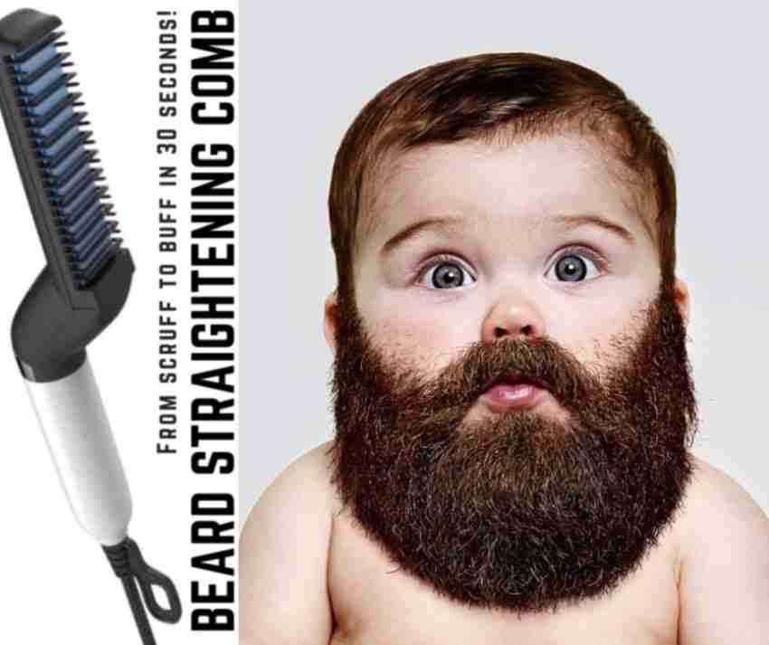 Quick beard straightener comb best sale