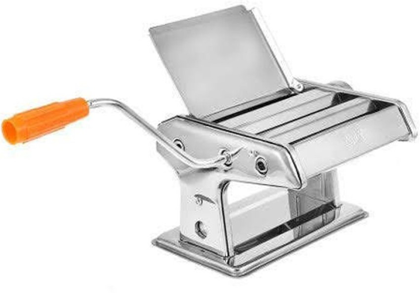 Biltek Pasta Maker Machine - Stainless Steel Hand Crank Cutter & Roller for  Fresh Pasta