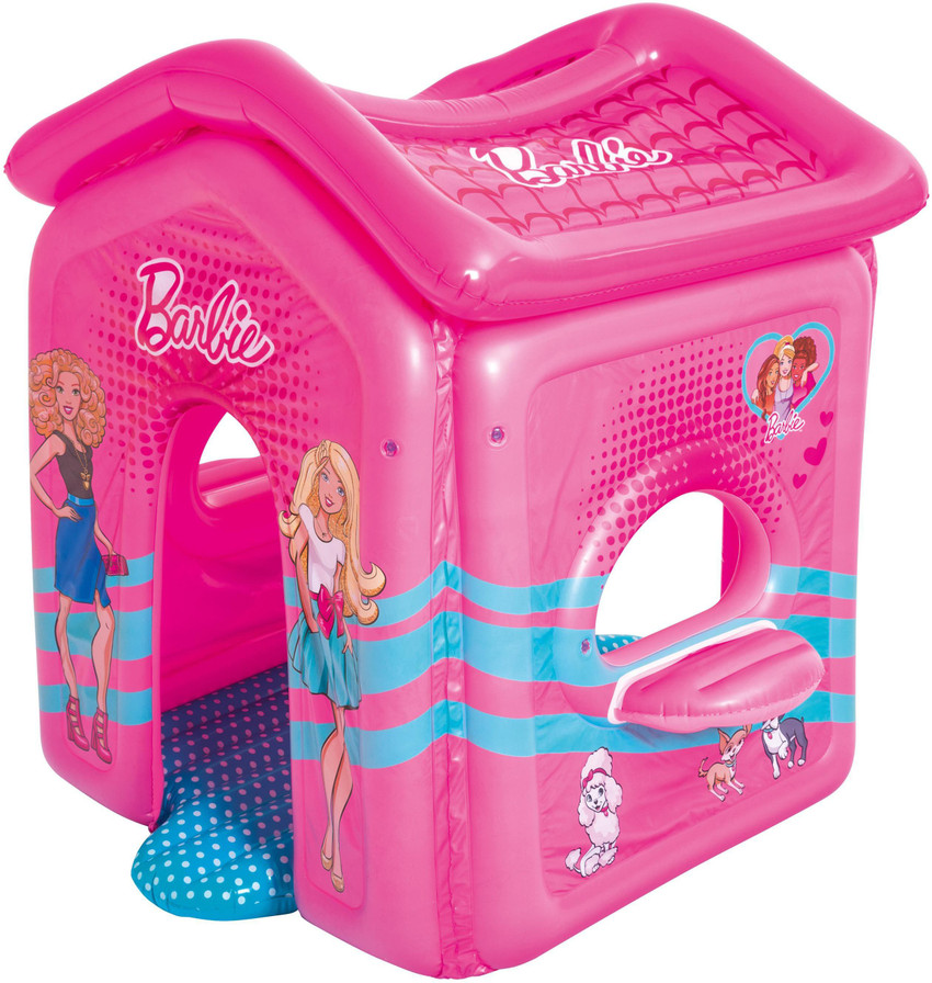 NHR Bestway Pink Barbie Malibu Playhouse For 3 to 6 Years Kids 59