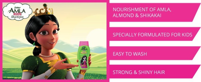 Dabur Amla Kids Nourishing Shampoo For Long, Strong & Soft Hair 200ml