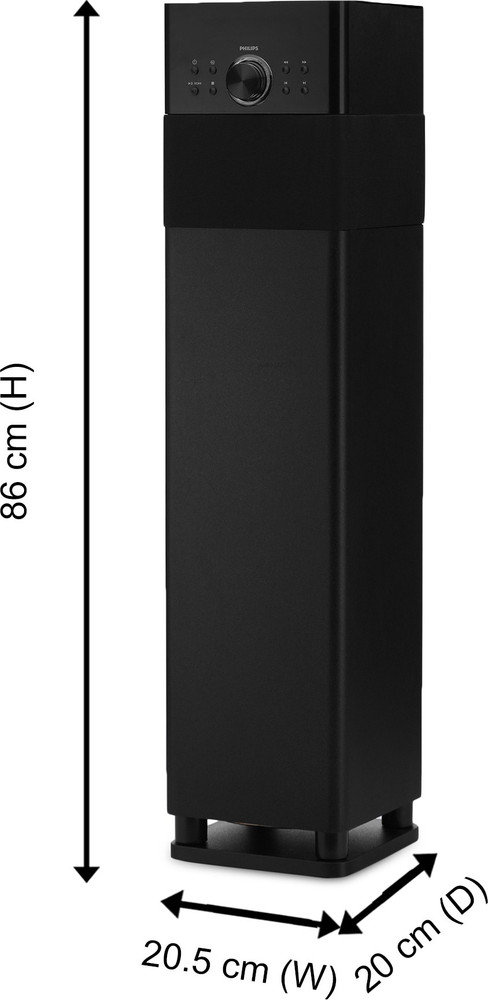 Philips single tower discount speaker