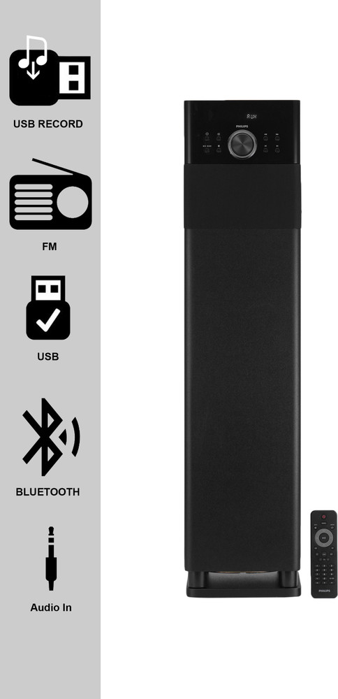 PHILIPS SPA9075B 94 75 W Bluetooth Tower Speaker
