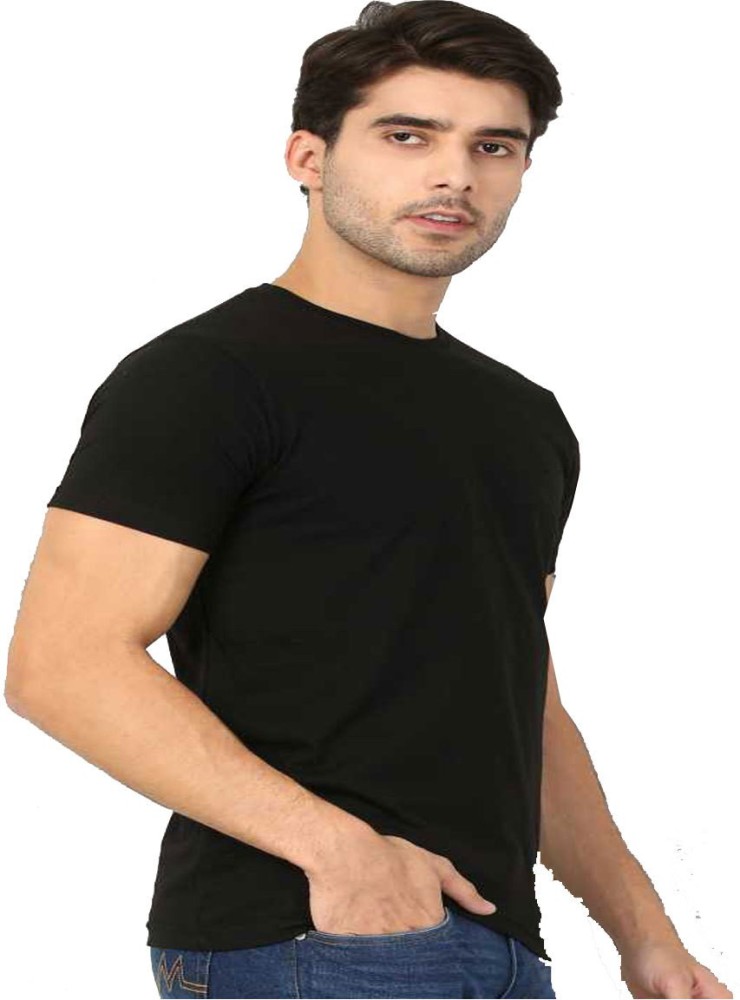 Mahadev Best Design Printed Plain Black T Shirt Online