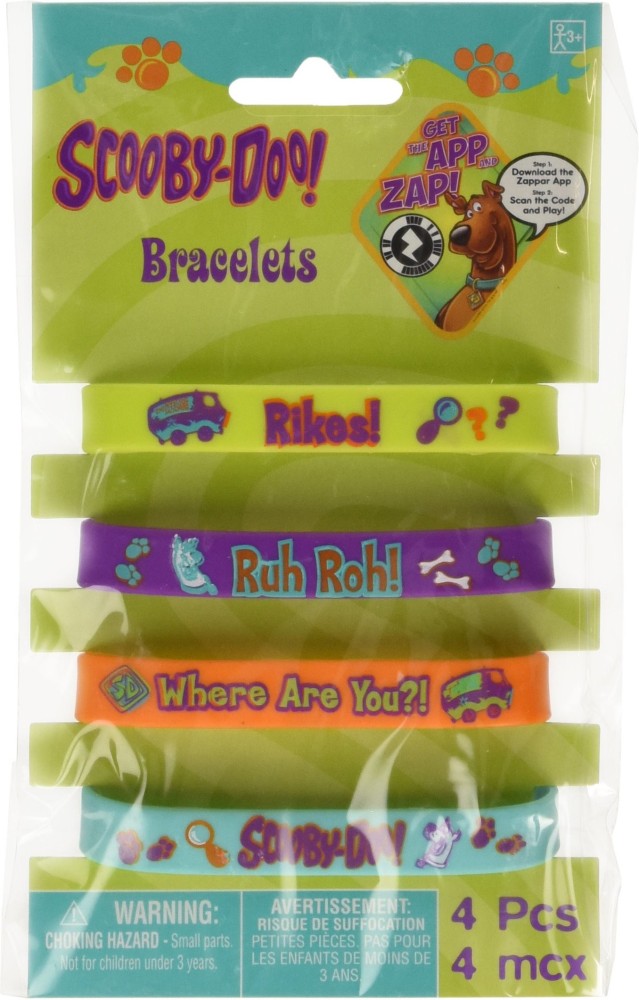 Lot of 2 BIOWORLD Scooby Doo Mystery Machine Slap Rubber Bracelet Wristband  NEW