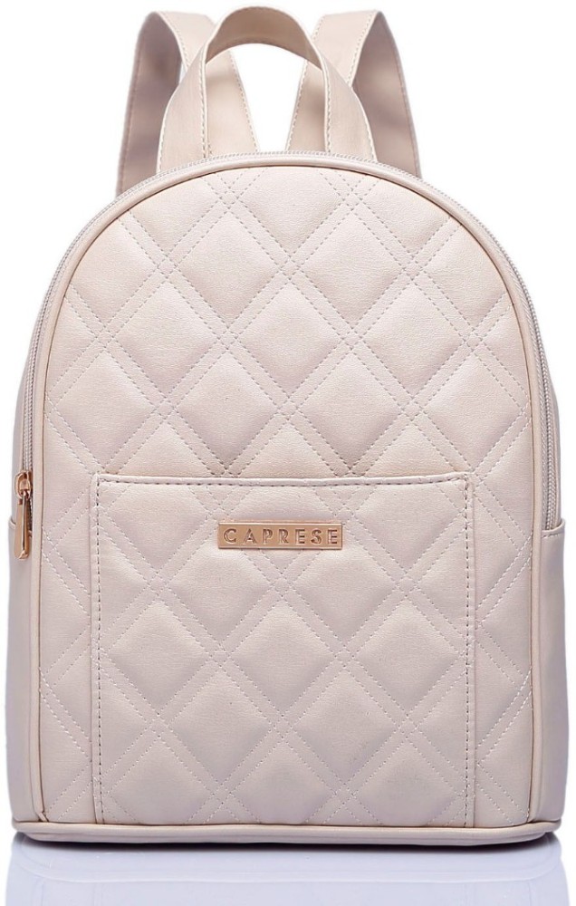 Caprese Backpack Medium E Beige 5 L Backpack Beige Price in India Flipkart