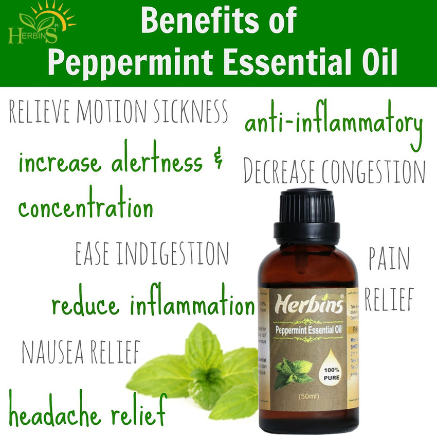 Herbins Peppermint Essential Oil 50ml Price in India Buy Herbins Peppermint Essential Oil 50ml Online In India Reviews Ratings Features Flipkart