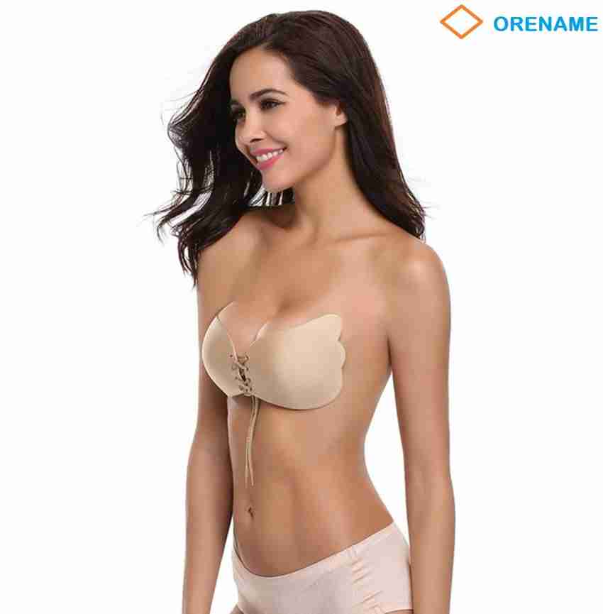 Silicone Gel Bra Self-adhesive Push Up Strapless Backless Stick On 