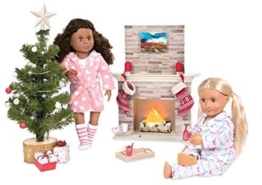 Our Generation Holiday Accessory Set for 18 Dolls Includes Lighted