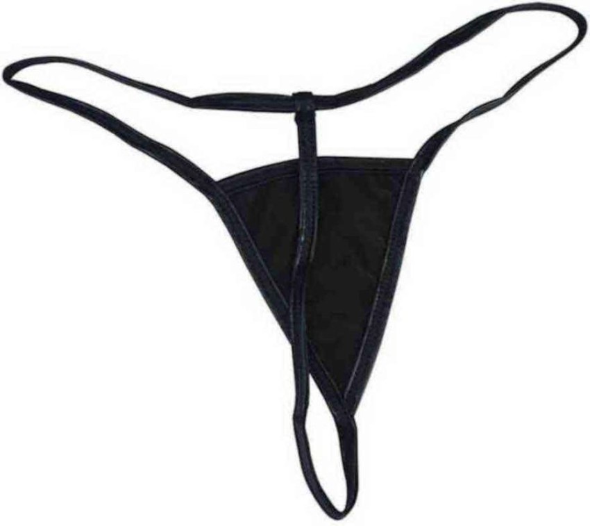 Buy creville Women Thong Black Panty Online at Best Prices in