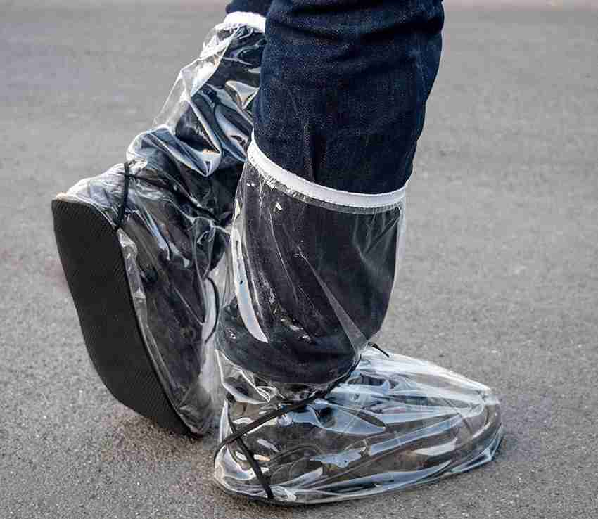 Transparent sales shoe covers