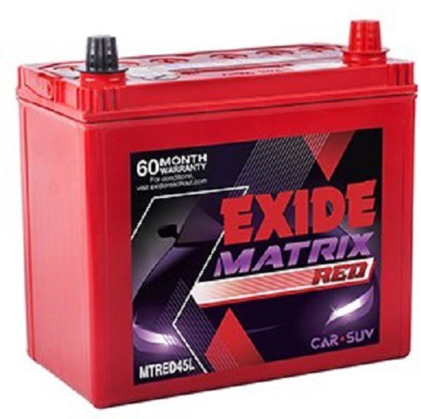 Exide battery on sale car price