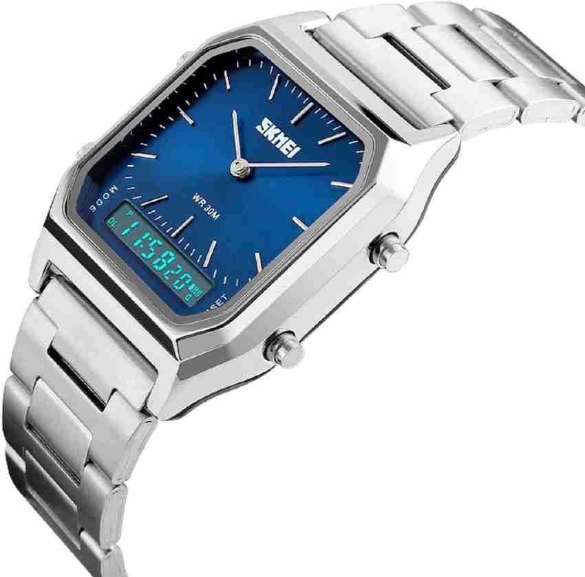 SKMEI Sports Analog Digital Watch For Boys Buy SKMEI Sports Analog Digital Watch For Boys Gadin 1220 Blue Online at Best Prices in India Flipkart