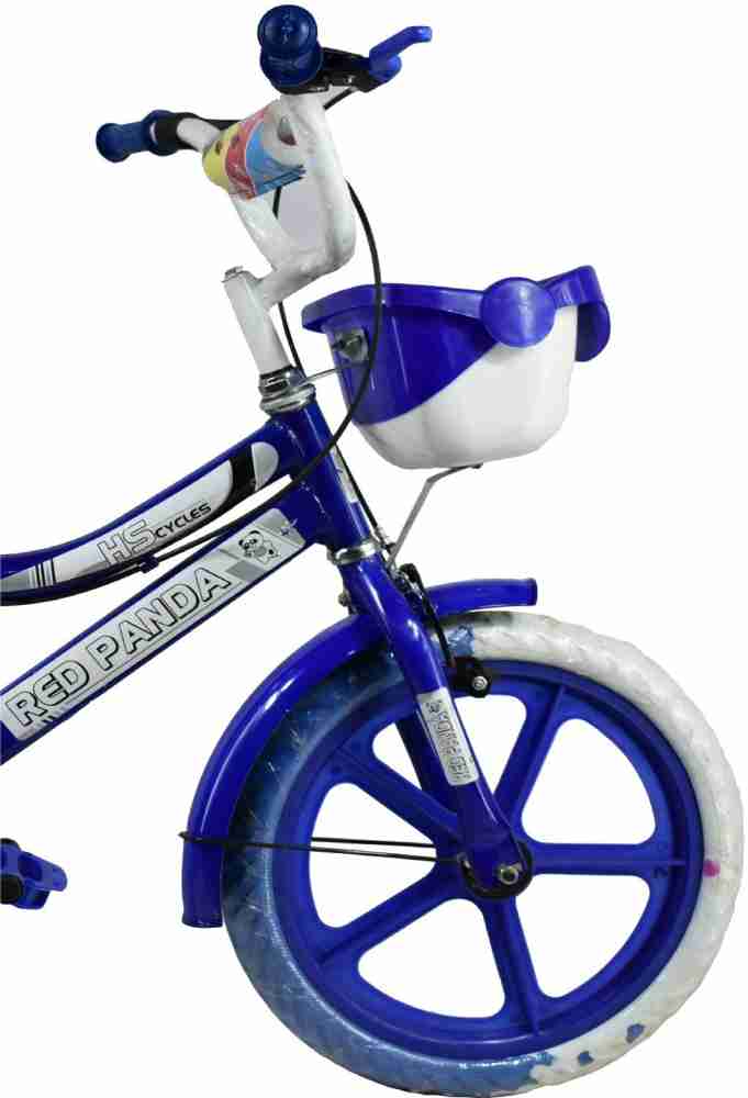 Mustang HS Panda Bike For Kids Of Age 5 8 Yrs Blue White 16 T