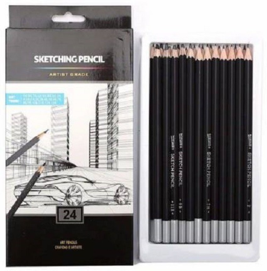 htconlinein Derwent Graphic Pencils Set of 12 Tin 9BH