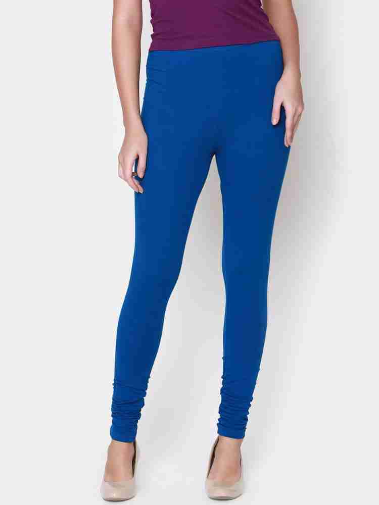 Women Polyester Lycra Leggings Brown Blue Checks in Mohali at best