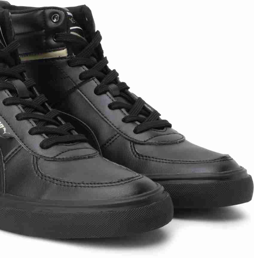 Puma black 2024 shoes high top