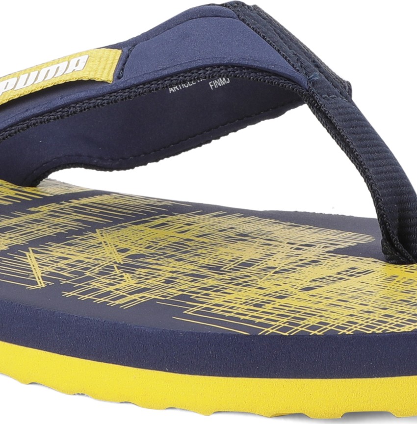 Puma yellow online slippers