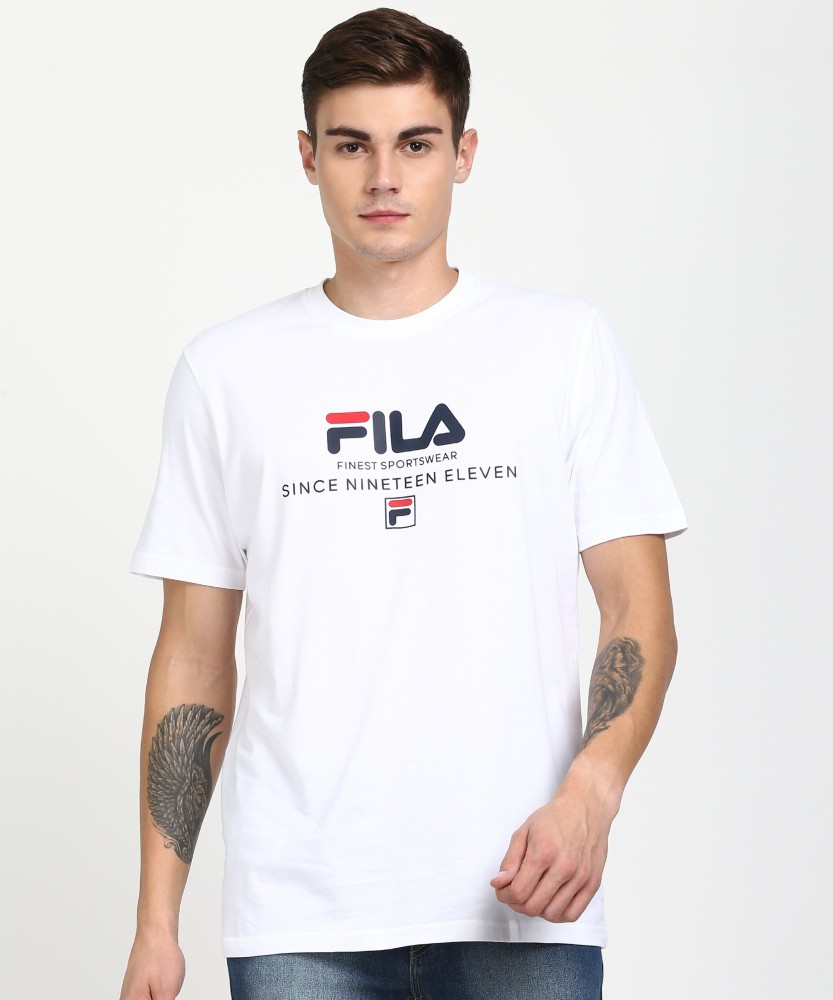 Fila white tee hotsell