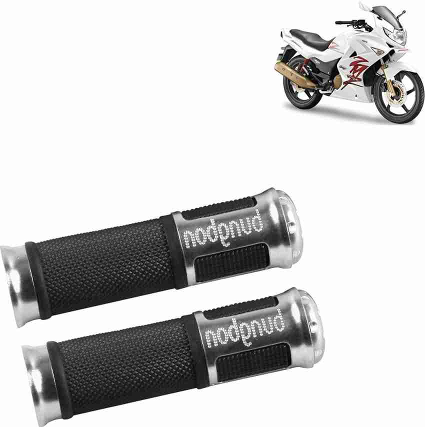 aksmit HNDLEGRIPBNGBONBLKSLVR1509 Handle Bar Grip For Hero Karizma ZMR Price in India Buy aksmit HNDLEGRIPBNGBONBLKSLVR1509 Handle Bar Grip For Hero Karizma ZMR online at Flipkart
