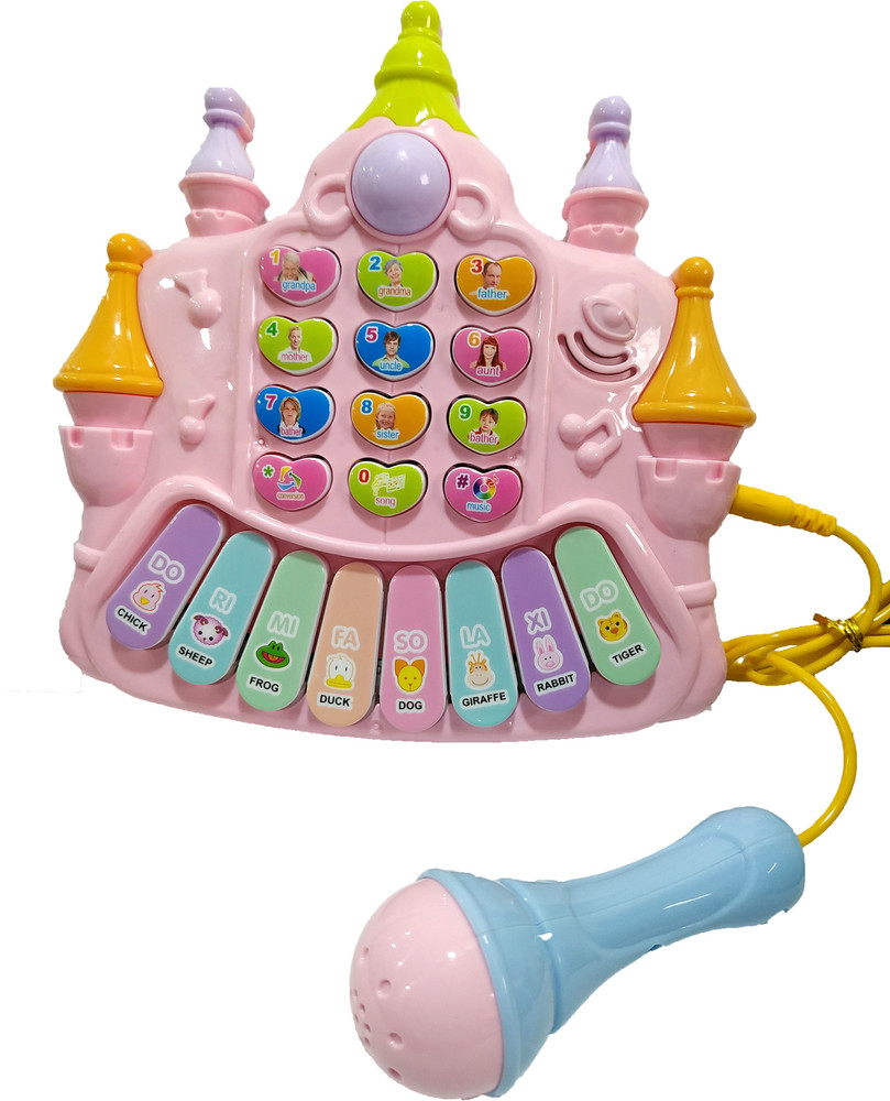 Bestie Toys Electronic Organ Animal Sound Piano Sound Toys Castle