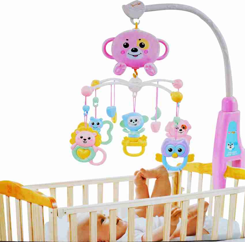 Planet of Toys Musical Rattle Cot Mobile for Cradle and Bed