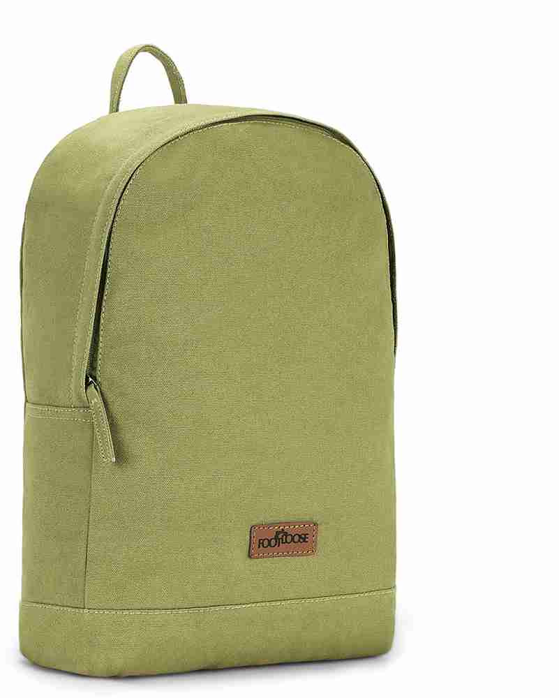 Olive shop canvas backpack