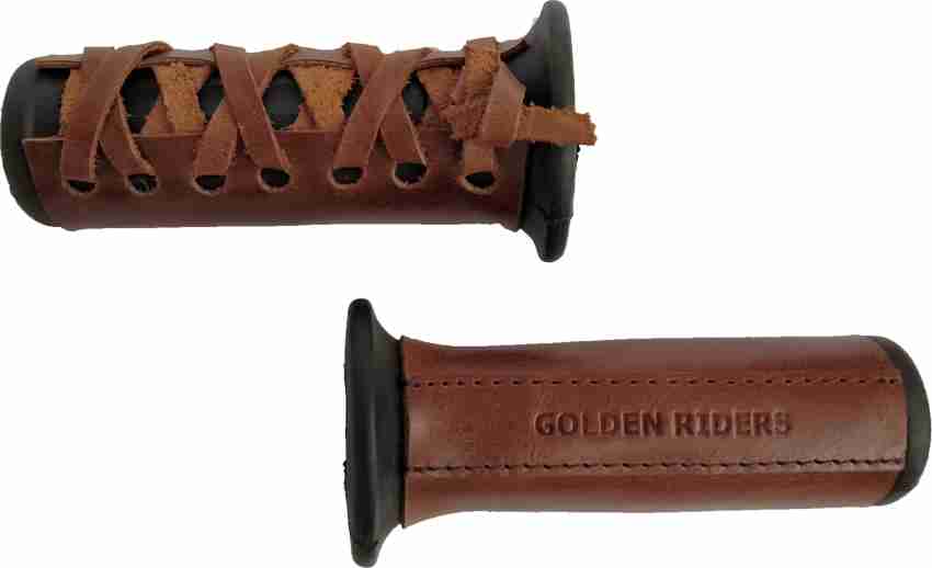 Leather bike handle online grips