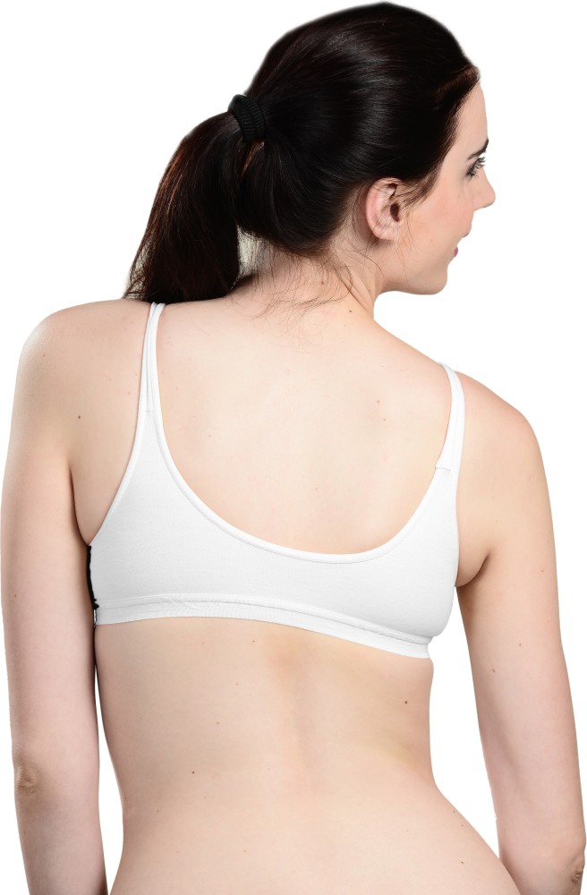 Buy online White Lycra Sports Bra from lingerie for Women by Madam for ₹233  at 78% off