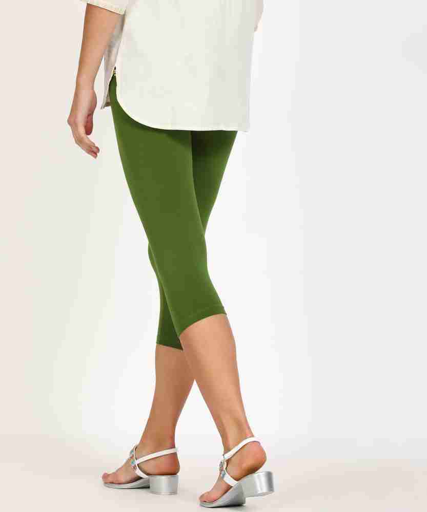 RUPA SOFTLINE Women Green Capri - Buy RUPA SOFTLINE Women Green Capri  Online at Best Prices in India