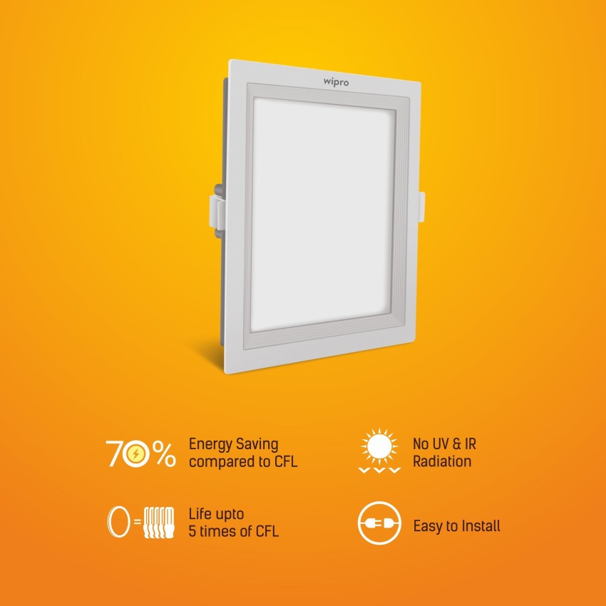 Wipro 15w led panel light deals price