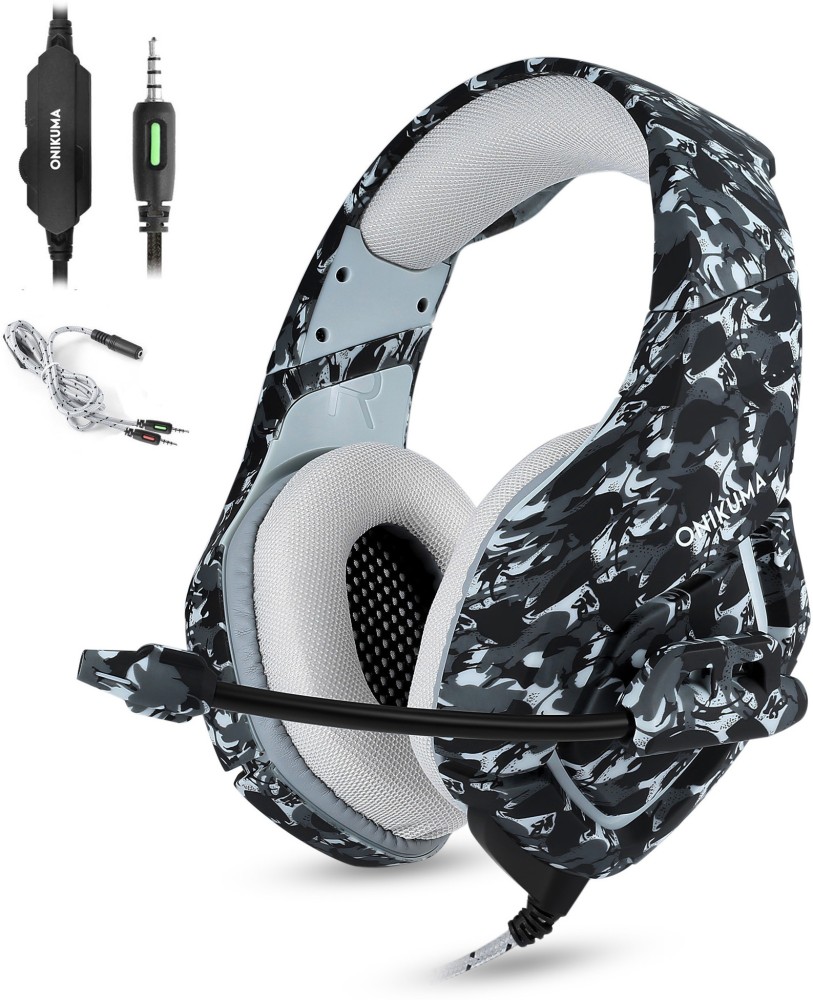 Refurbished ONIKUMA K1B Camo Wired Headset with Mic Price in