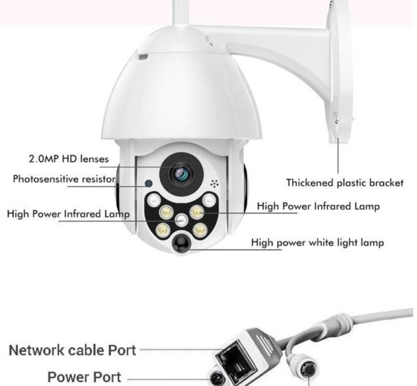 Maizic WiFi 1080P CCTV Smart Net Ip 360 Degree Security Camera