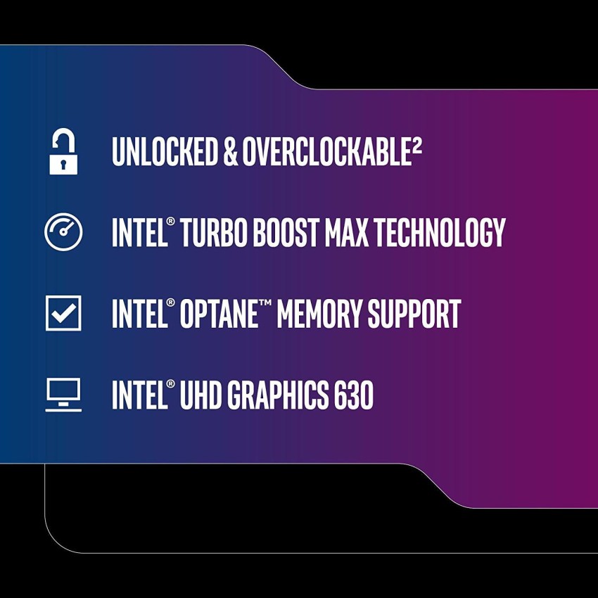 Intel Core i7 9700K Desktop 9th Generation Processor 8 Cores up to