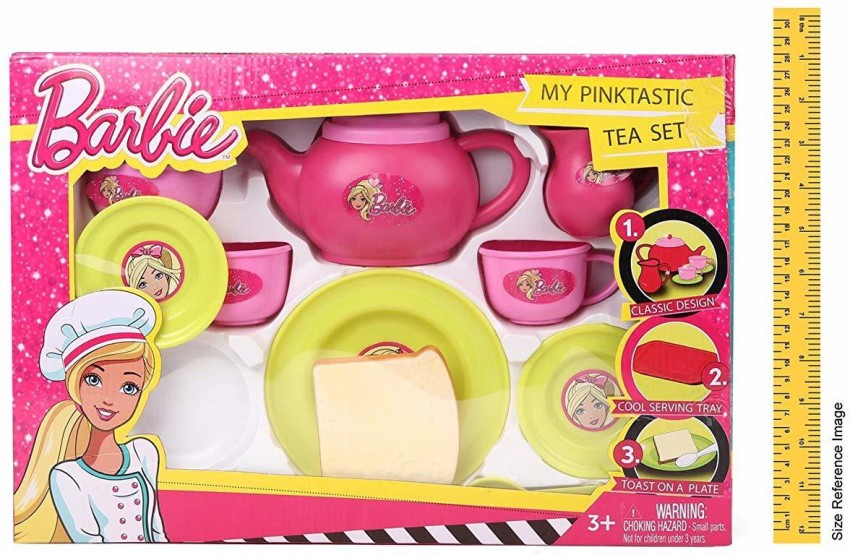 BARBIE My Baby Excel Plastic Tea Set with Kettle 2 Cups Saucer