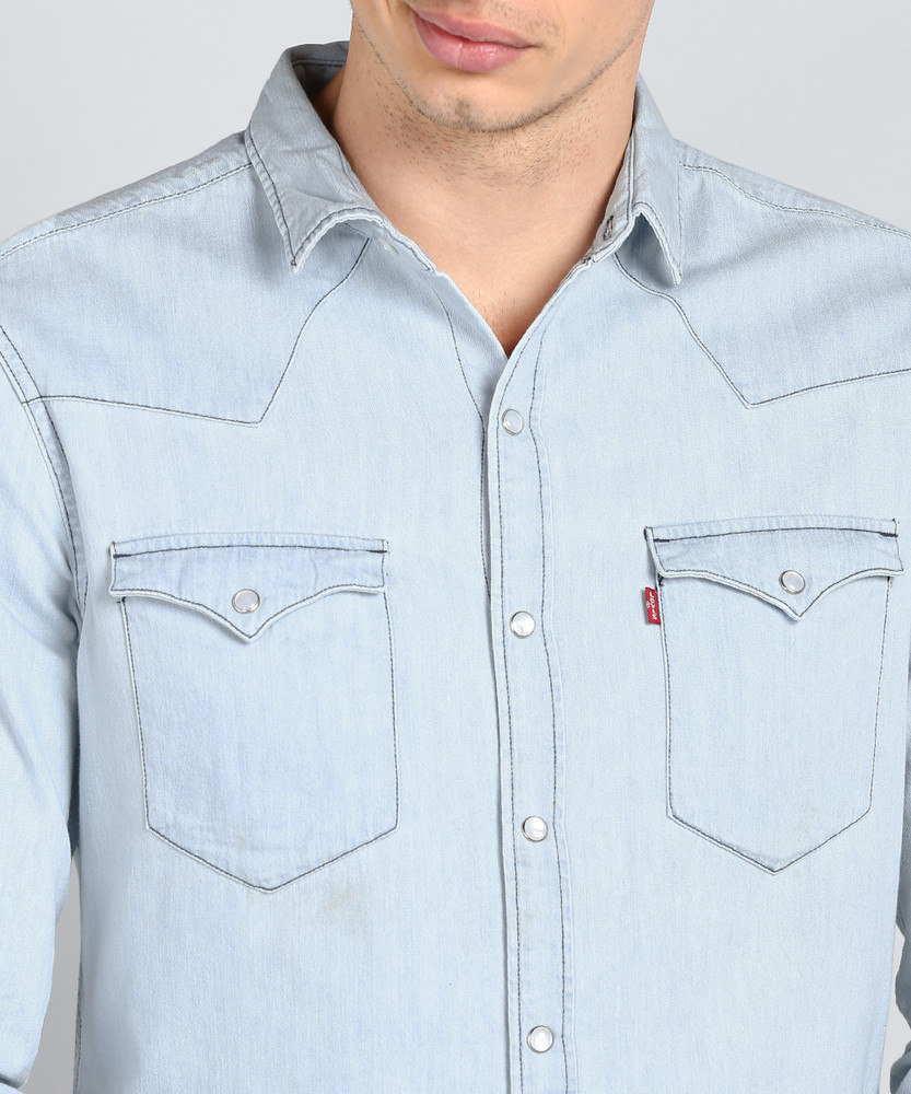 Levis denim shirt flipkart deals